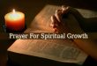 Prayer For Spiritual Growth